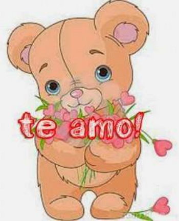 Te amo con peluche