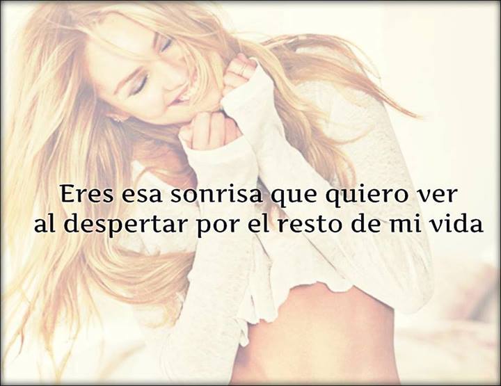 eres la sonrisa que quiero ver imagen de amor