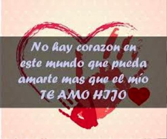 Amor infinito por los hijos