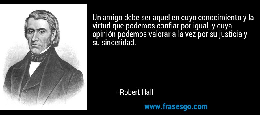 Un amigo debe ser