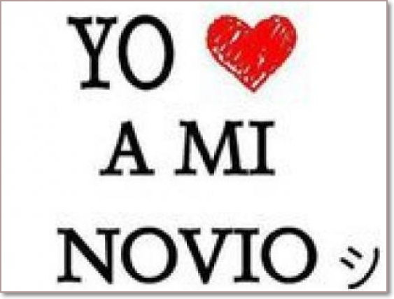 Yo amo a mi novio