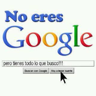 no eres google pero eres todo lo que busco