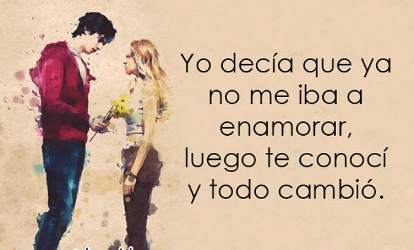 yo decia que no me iba a enamorar
