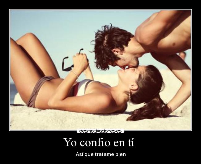 Confió en mi novio o novia ciegamente gratis