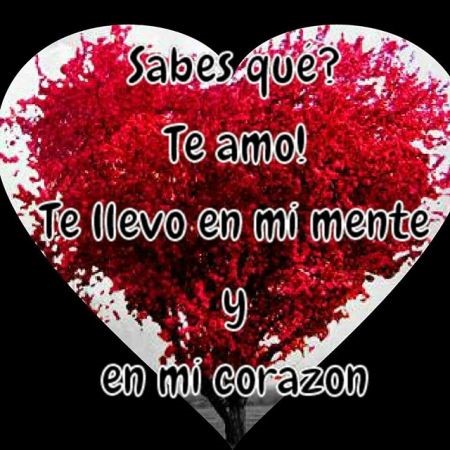 Sabes que... TE AMO