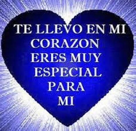 Te llevo en mi corazón