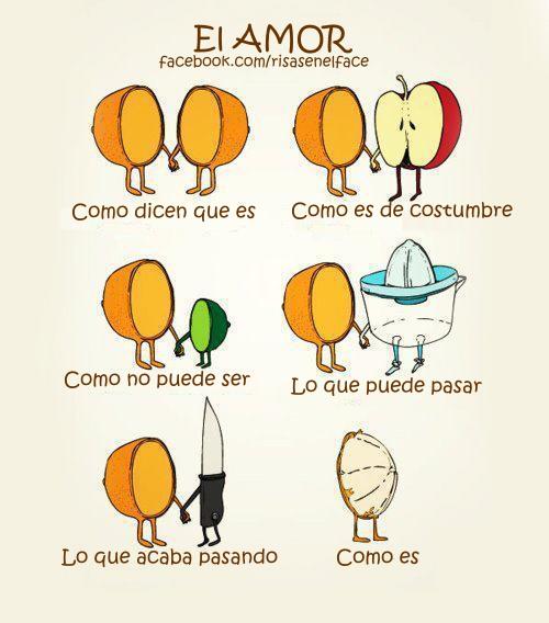 Imágenes de amor y sus diferentes puntos de vista