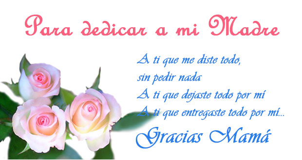 Para dedicar a mi mama