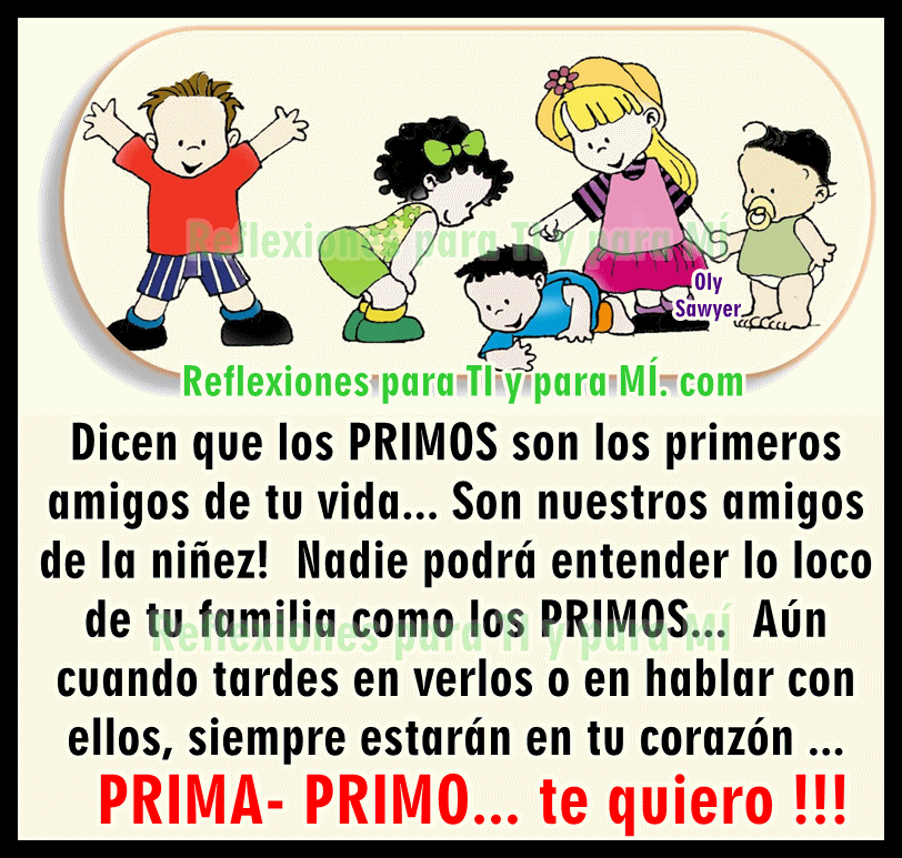 Imágenes de cariño para los primos gratis