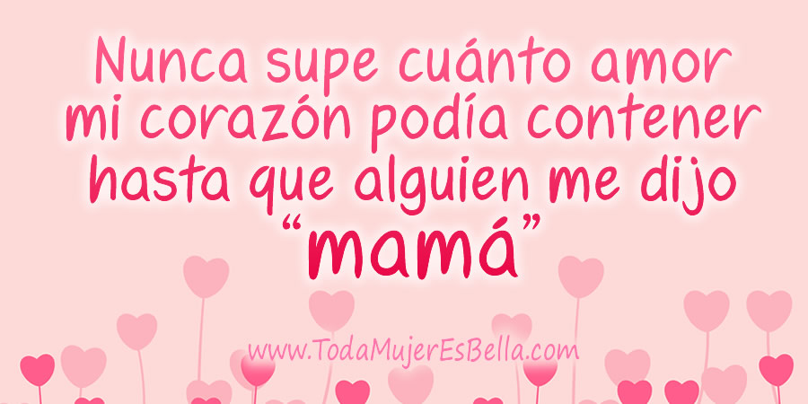 me dijo mamá
