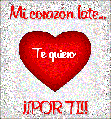 mi corazón late por ti