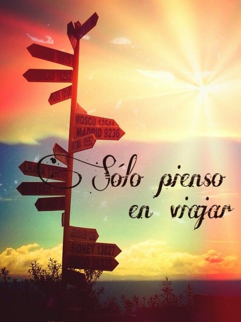 solo pienso en viajar