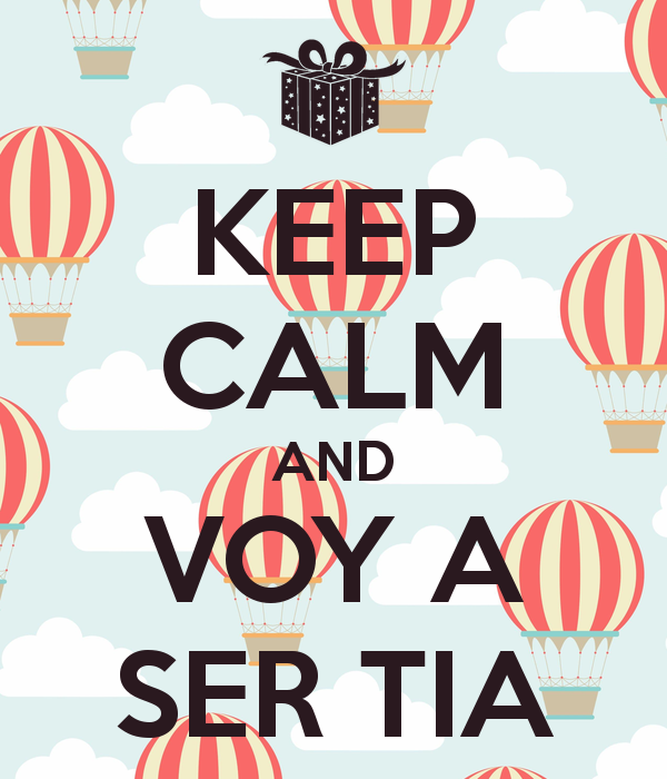voy a ser tía