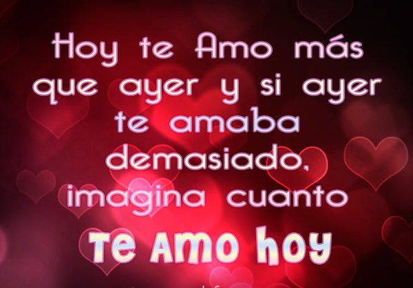 Hoy te amo mas