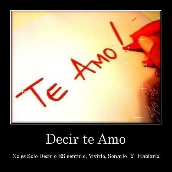 decir te amo