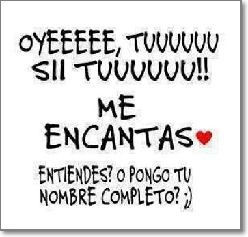 tu me encantas imagen