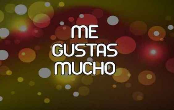 me gustas mucho foto romantica