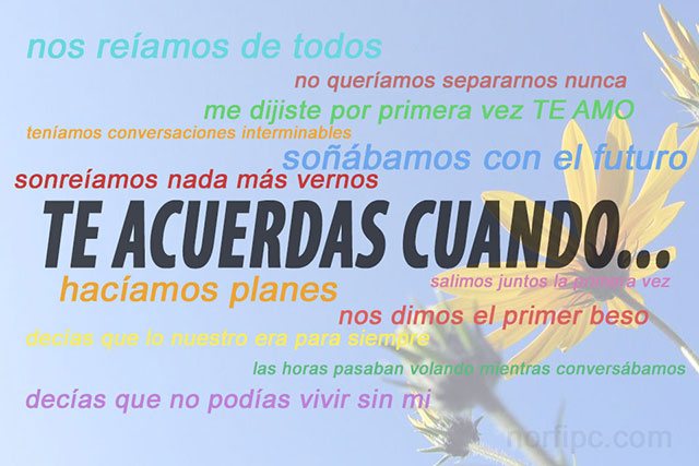 viejo amor recuerdos imagenes