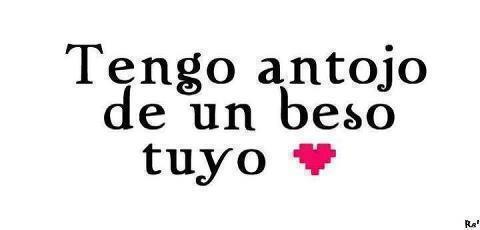 Imagenes de amor con frase de beso