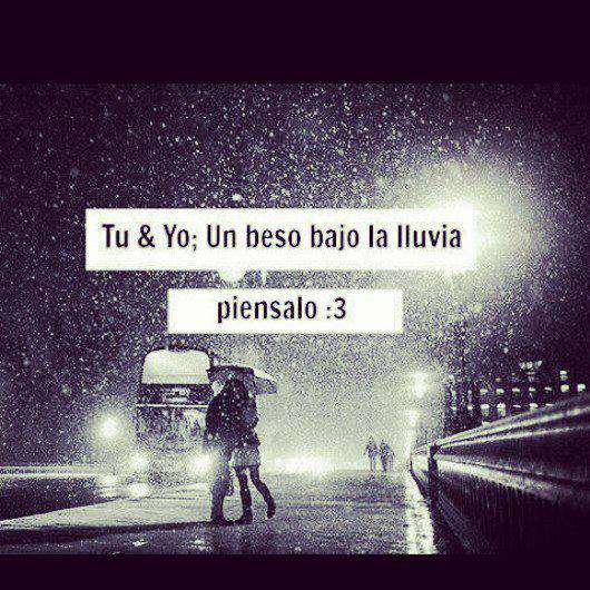 Imagenes de amor bajo la lluvia
