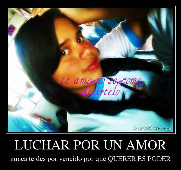 Luchar por un amor desmotivaciones
