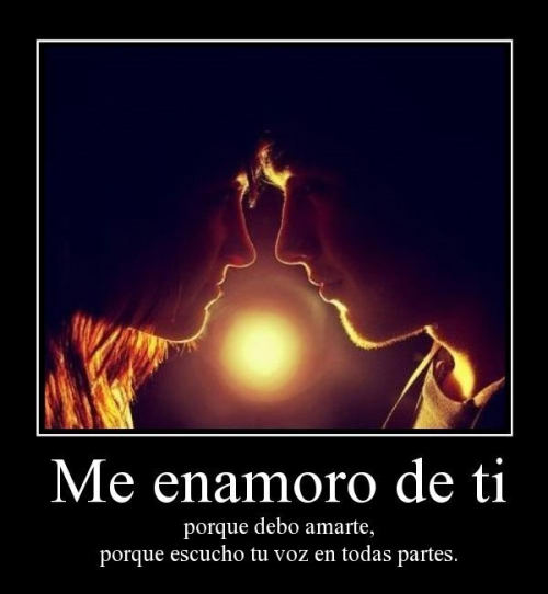 Me enamoro de ti desmotivacion de amor