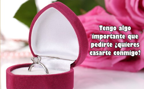 Palabras para pedir matrimonio
