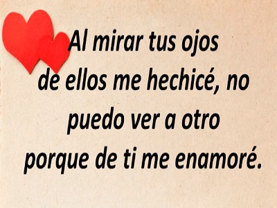 Versos románticos con corazones