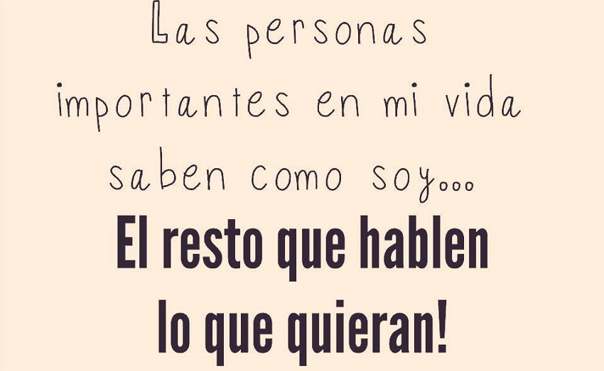 Las personas importantes