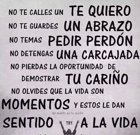 Bonitas frases de cariño con imágenes