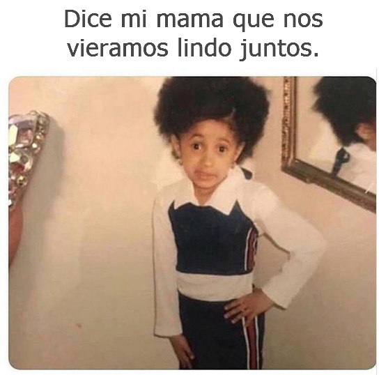 Dice mi mama mem o imagen