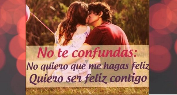 Quiero que seamos felices imagen amor