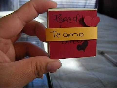 Te amo un lindo detalle para dedicar