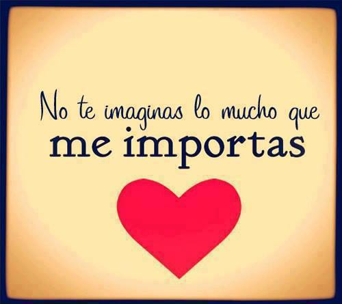 Tu eres muy especial para mi con una corazon