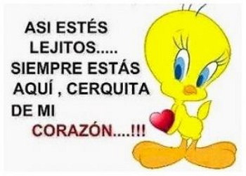 Aunque estes lejos imagen de amor