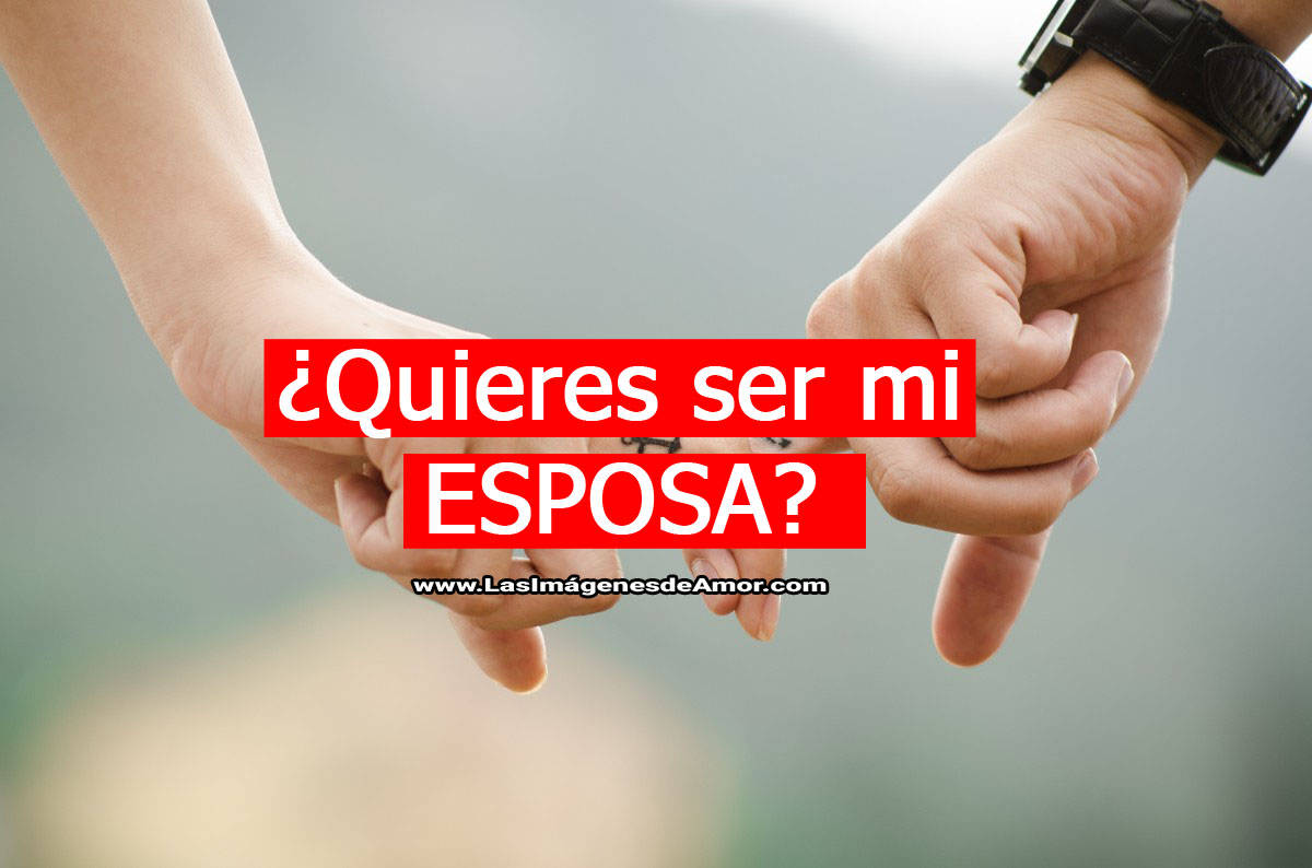 Quieres ser mi esposa imagen