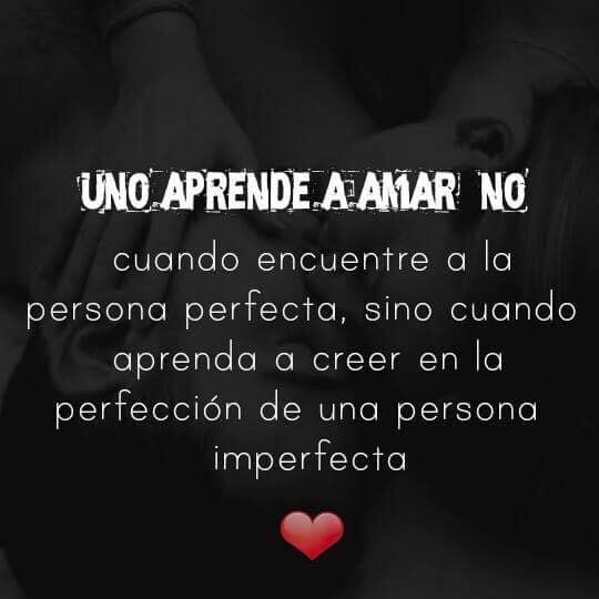 Reflexion y pensamiento de amor