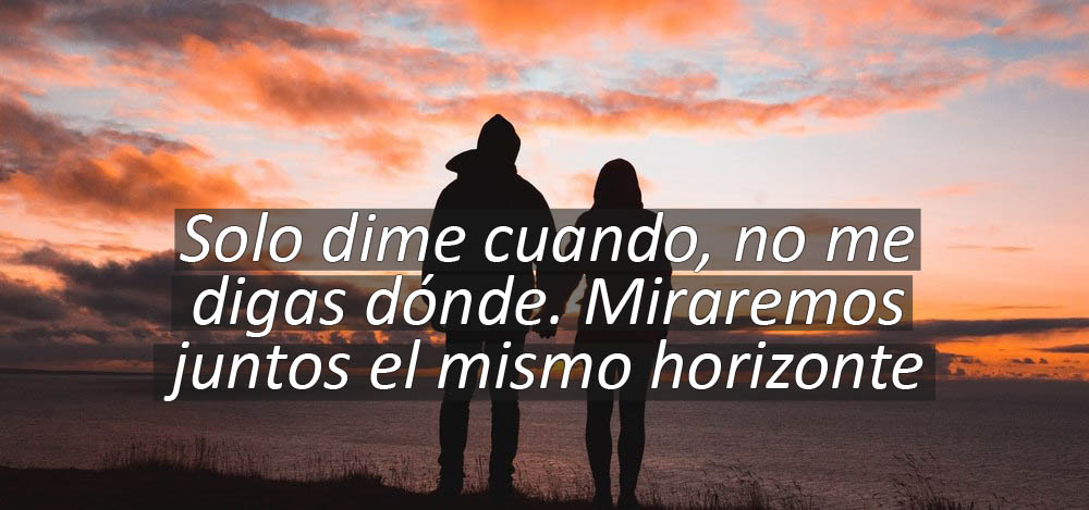 Mirar juntos al mismo horizonte
