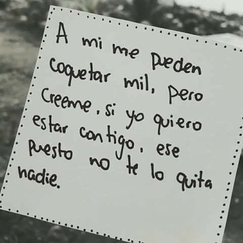Frase quiero estar contigo