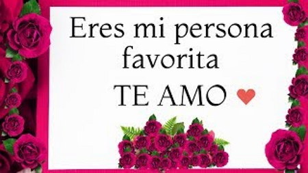 Fraseses eres mi persona favorita