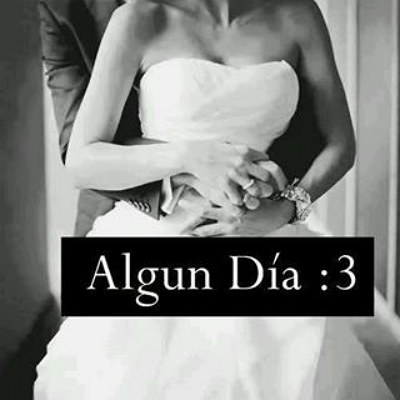 Vestido de novia que dice algun dia
