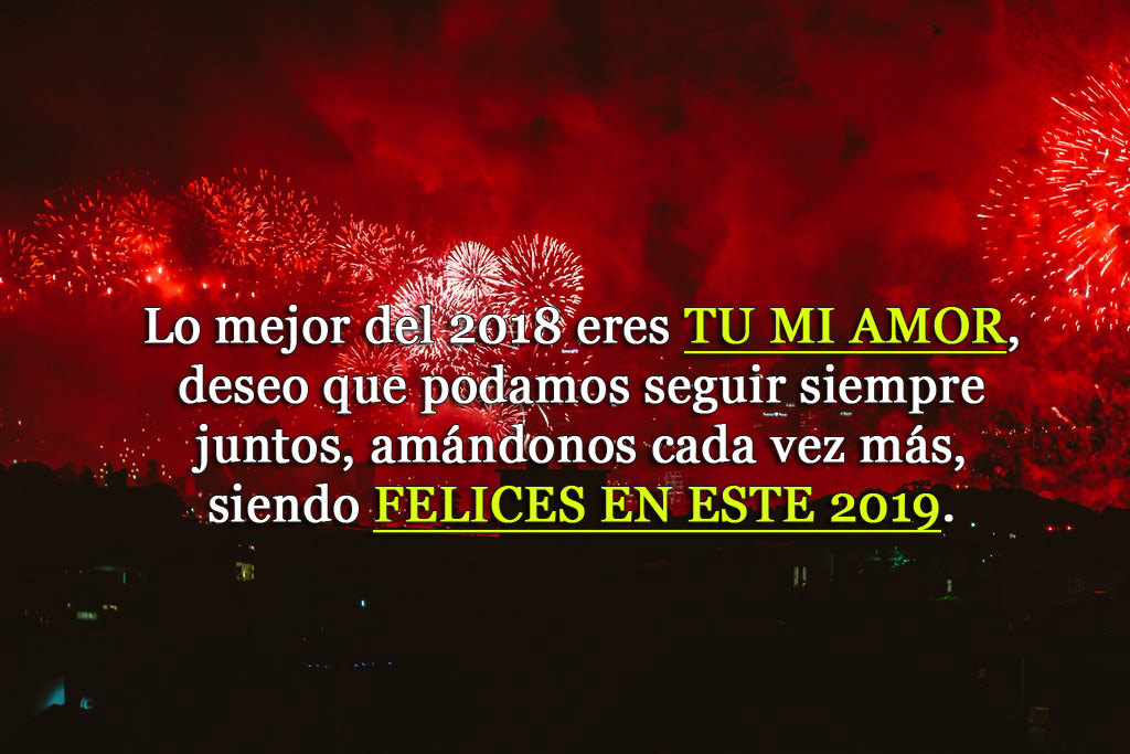Frases para dedicar a tu gran amor en fin de año