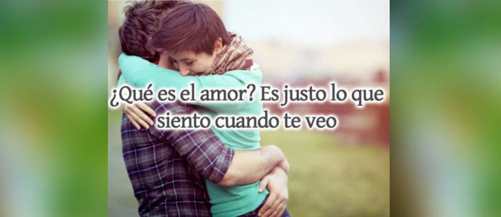 Amor lo que siento cuando te veo