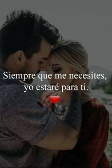 Yo estare para ti imagen de amor